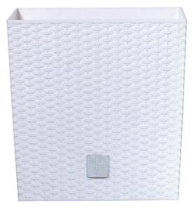Prosperplast Rato Low virágcserép fehér, 17 x 17 x 17 cm