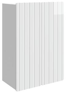VidaXL Fali szekrény Magasfényű Fehér 66 x 34,5 x 92 cm Szerelt Fa