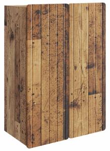 VidaXL Fali szekrény Antik Fa 66 x 34,5 x 92 cm Szerelt Fa