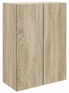 VidaXL Fali szekrény Sonoma Tölgy 66 x 34,5 x 90 cm Szerelt Fa
