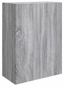 VidaXL Fali szekrény Szürke Sonoma 66 x 34,5 x 90 cm Szerelt Fa