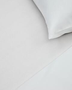 Fehér gumis pamut-perkál lepedő 135x200 cm Teia – Kave Home