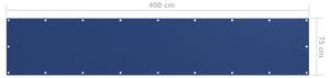 VidaXL kék oxford-szövet erkélynapellenző 75 x 400 cm