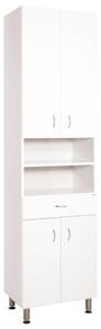 Fürdőszobaszekrény magas Keramia Pro 50x192x33,3 cm fehér lesk PROV50DV