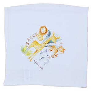 Textil tetra kifogó-törölköző szafaris mintával 140x140cm
