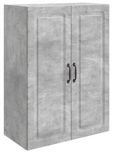 VidaXL Fali szekrény Betonszürke 66 x 34,5 x 90 cm Szerelt Fa