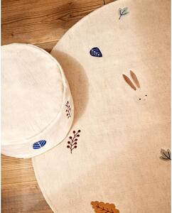 Krémszínű gyapjú gyerek szőnyeg ø 120 cm Yanil – Kave Home