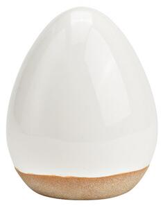 SIMPLE kerámia húsvéti tojás, fehér