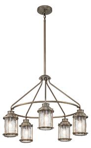 Kichler vintage kültéri csillár ashland bay barna elsklashlandbay5pbu IP44