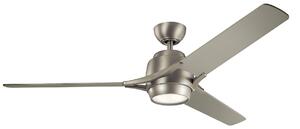 Kichler modern mennyezeti ventilátor zeus nikkel, ezüst elsklf-zeus-60-bn