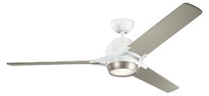 Kichler modern mennyezeti ventilátor zeus fehér, ezüst elsklf-zeus-60-wht