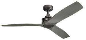 Kichler modern mennyezeti ventilátor ried szürke, sötét vas elsklf-ried-56-avi