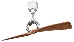 Kichler modern mennyezeti ventilátor link dió, polírozott nikkel elsklf-link-54-pn
