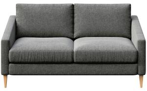 Szürke szövet kétszemélyes kanapé Ame Yens Karoto 170 cm