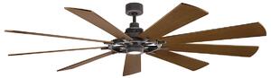 Kichler loft mennyezeti ventilátor gentry xl sötét dió, könnyű dió, cink elsklf-gentry-85-wz