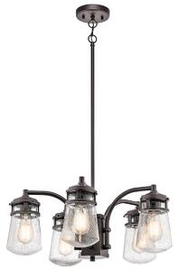 Kichler loft vintage kültéri függeszték lyndon fekete elskl-lyndon-5p-az IP44