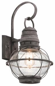 Kichler loft vintage kültéri fali lámpa bridgepoint antik cink elskl-bridgepoint-l IP44