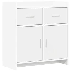 VidaXL Széf Fehér 75 x 36 x 80 cm Szerelt Fa