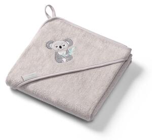 BabyOno fürdõlepedõ kapucnis bambusz 100x100cm szürke koala 346/06