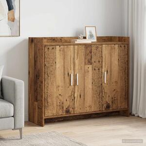 VidaXL Széf Antik Fa 98,5 x 33 x 80 cm Szerelt Fa