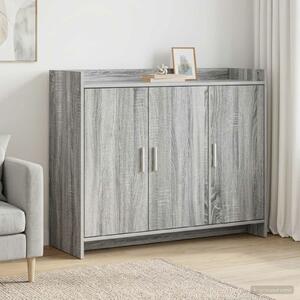 VidaXL Széf Szürke Sonoma 98,5 x 33 x 80 cm Szerelt Fa