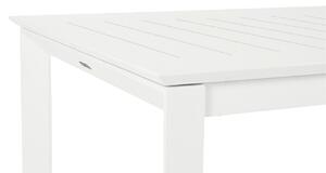 Fehér alumínium összecsukható kerti asztal Bizzotto Konnor 160/240 x 100 cm