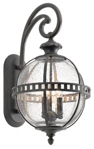 Kichler klasszikus vintage kültéri fali lámpa halleron barna elskl-halleron-2m IP44