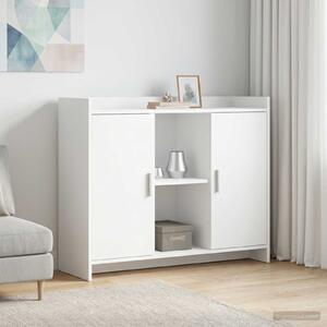 VidaXL Széf Fehér 98,5 x 33 x 80 cm Szerelt Fa