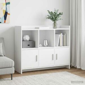 VidaXL Széf Fehér 98,5 x 33 x 80 cm Szerelt Fa
