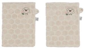 Frottír fürdő törlőkendő szett Bébé-Jou Tiny Sheep 2db