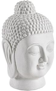 Fehér kerámia dekoratív figura Bizzotto Buddha fej