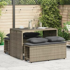 VidaXL Kertbútor Szett - Polyrattan Étkezőgarnitúra - 3 részes