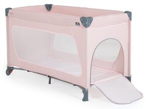 Moni One touch utazóágy egy kézzel csukható pink