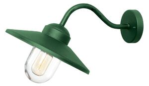 Elstead lighting vintage kültéri fali lámpa klampenborg átlátszó zöld elsklampenborg-fgr IP44