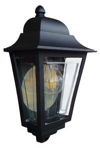 Elstead lighting klasszikus kültéri fali lámpa deco lane fekete átlátszó elsdeco-lane7-black IP44