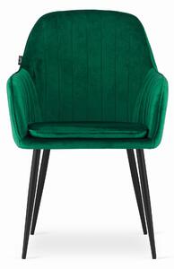 LUGO zöld bársony szék