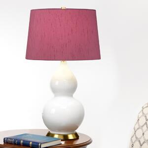 Elstead glamour klasszikus asztali lámpa isla fehér ibolya idős réz elsisla-ab-tl-purple