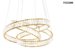 MOOSEE Wave 80 Kristály Függőlámpa Arany LED