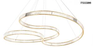 Moosee Wave 160A Kristályos LED Függőlámpa Arany