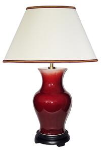Elstead klasszikus asztali lámpa oxblood piros grafit elsdl-majin-small-tl-oxb