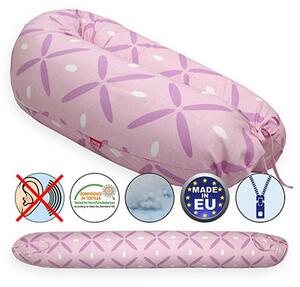 Scamp szoptatós párna univerzális pamut Pink Purple SZPE256