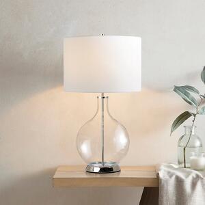 Elstead modern asztali lámpa orb nikkel elsorb-clear-pn-wht