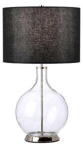 Elstead modern asztali lámpa orb nikkel elsorb-clear-pn-blk