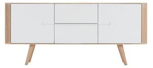 Ena tölgyfa komód, 135 x 42 x 60 cm - Gazzda