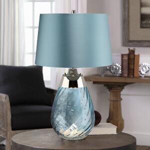Elstead glamour modern asztali lámpa lena kacsa tojás kék elslena-tl-l-blue