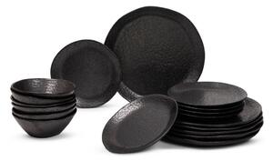 Kőedény hatszemélyes étkészlet 18 db-os Dark Moon – Bonami Selection