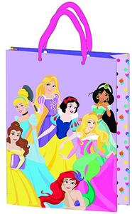 Ajándéktasak 23x18x8,5cm, laminált műanyag felülettel - Disney Princess