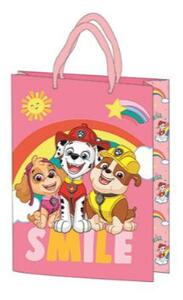 Ajándéktasak 34x26x12cm. 4ass FSC Paw Patrol Pink