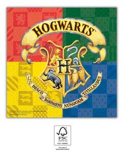 20db 2 rétegű papírszalvéta 33x33cm HARRY POTTER HOGWARTS HOUSES
