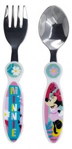 2 DB ELLIPTIKUS FÉM EVŐESZKÖZ SZETT MINNIE MOUSE TÖBB MINNIE